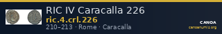 RIC IV Caracalla 226 — CANOA