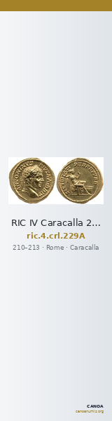 RIC IV Caracalla 229A — CANOA