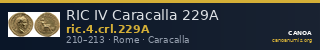 RIC IV Caracalla 229A — CANOA