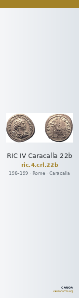 RIC IV Caracalla 22b — CANOA