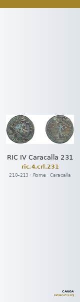 RIC IV Caracalla 231 — CANOA