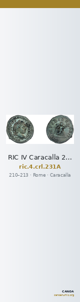 RIC IV Caracalla 231A — CANOA