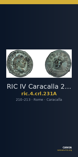 RIC IV Caracalla 231A — CANOA