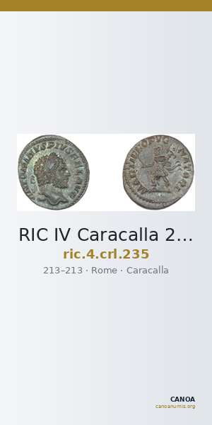 RIC IV Caracalla 235 — CANOA