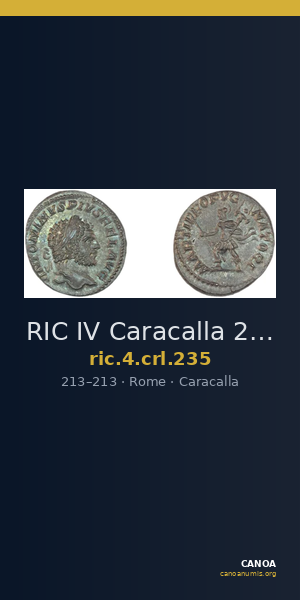 RIC IV Caracalla 235 — CANOA