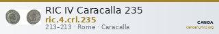 RIC IV Caracalla 235 — CANOA