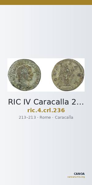 RIC IV Caracalla 236 — CANOA