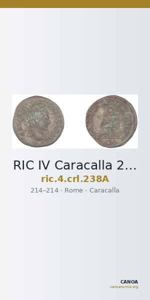 RIC IV Caracalla 238A — CANOA