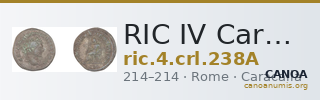 RIC IV Caracalla 238A — CANOA