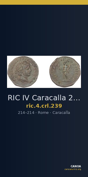 RIC IV Caracalla 239 — CANOA