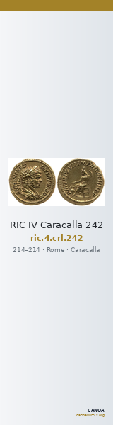 RIC IV Caracalla 242 — CANOA