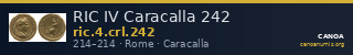 RIC IV Caracalla 242 — CANOA