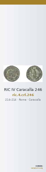 RIC IV Caracalla 246 — CANOA