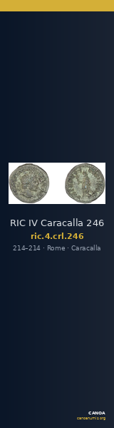 RIC IV Caracalla 246 — CANOA