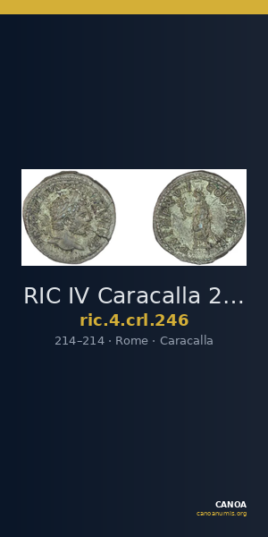 RIC IV Caracalla 246 — CANOA