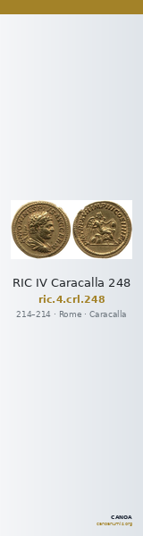 RIC IV Caracalla 248 — CANOA