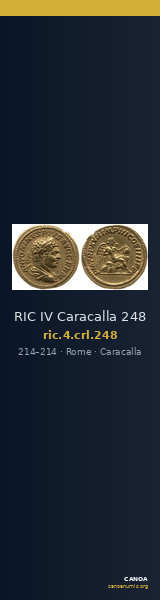 RIC IV Caracalla 248 — CANOA