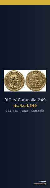 RIC IV Caracalla 249 — CANOA