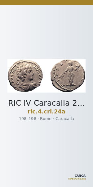 RIC IV Caracalla 24a — CANOA