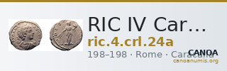 RIC IV Caracalla 24a — CANOA