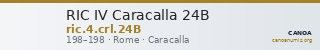 RIC IV Caracalla 24B — CANOA