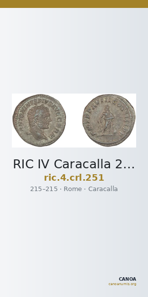 RIC IV Caracalla 251 — CANOA
