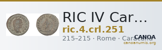 RIC IV Caracalla 251 — CANOA