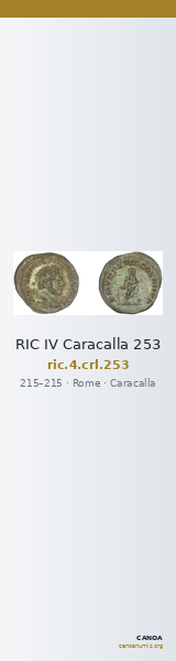 RIC IV Caracalla 253 — CANOA