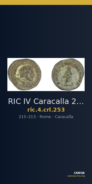RIC IV Caracalla 253 — CANOA