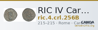 RIC IV Caracalla 256B — CANOA