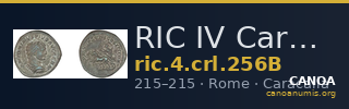 RIC IV Caracalla 256B — CANOA