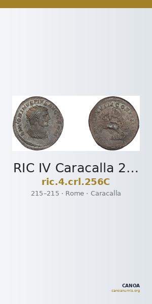 RIC IV Caracalla 256C — CANOA