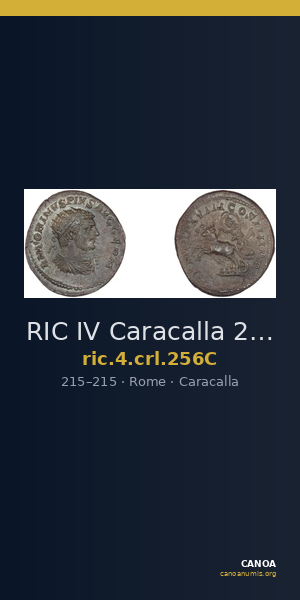 RIC IV Caracalla 256C — CANOA