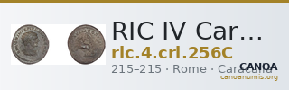 RIC IV Caracalla 256C — CANOA