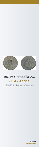 RIC IV Caracalla 258A — CANOA