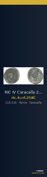 RIC IV Caracalla 258C — CANOA
