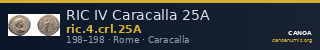RIC IV Caracalla 25A — CANOA