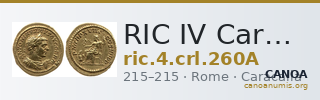 RIC IV Caracalla 260A — CANOA