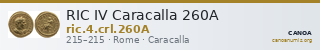RIC IV Caracalla 260A — CANOA