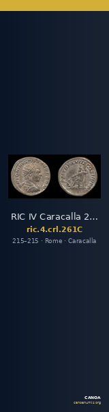 RIC IV Caracalla 261C — CANOA