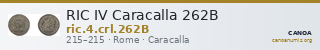 RIC IV Caracalla 262B — CANOA