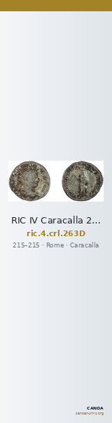 RIC IV Caracalla 263D — CANOA