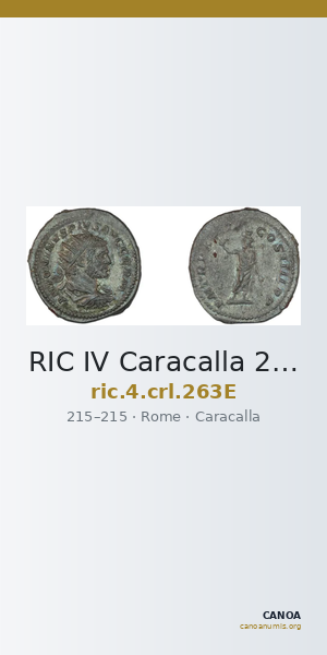 RIC IV Caracalla 263E — CANOA