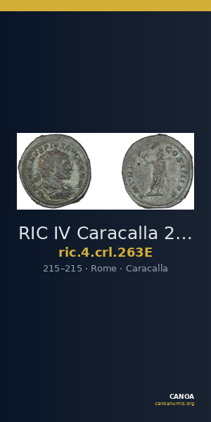 RIC IV Caracalla 263E — CANOA