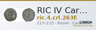 RIC IV Caracalla 263E — CANOA