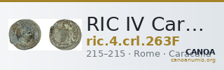 RIC IV Caracalla 263F — CANOA