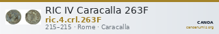RIC IV Caracalla 263F — CANOA