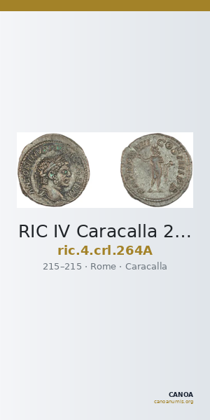 RIC IV Caracalla 264A — CANOA