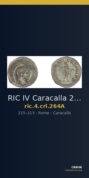 RIC IV Caracalla 264A — CANOA