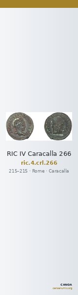 RIC IV Caracalla 266 — CANOA